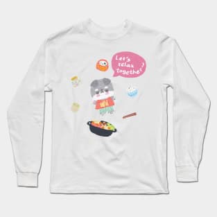 Hima-chan the Relaxing puppy's Favourite Things Long Sleeve T-Shirt